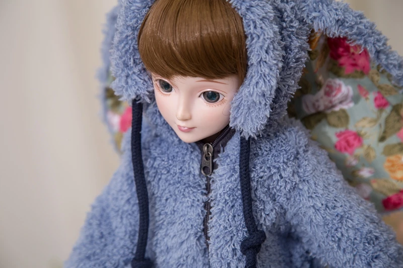 T02-X554 Blyth кукольная одежда 1/3 1/4 bjd 1/6 куклы аксессуары красочные плюшевые пальто кролика 1 шт