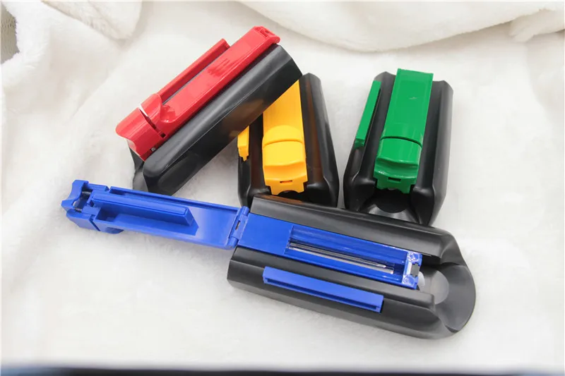 

new plastic Manual Cigarette Tobacco Injector cigarette Rolling Machine Roller smoking Maker single tube filling machine a tubes