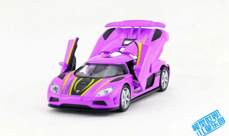 1:32 весы/литая под давлением модель/Koenigsegg Agera R супер игрушка/звук и светильник/детский подарок/образовательная Коллекция/откидной автомобиль