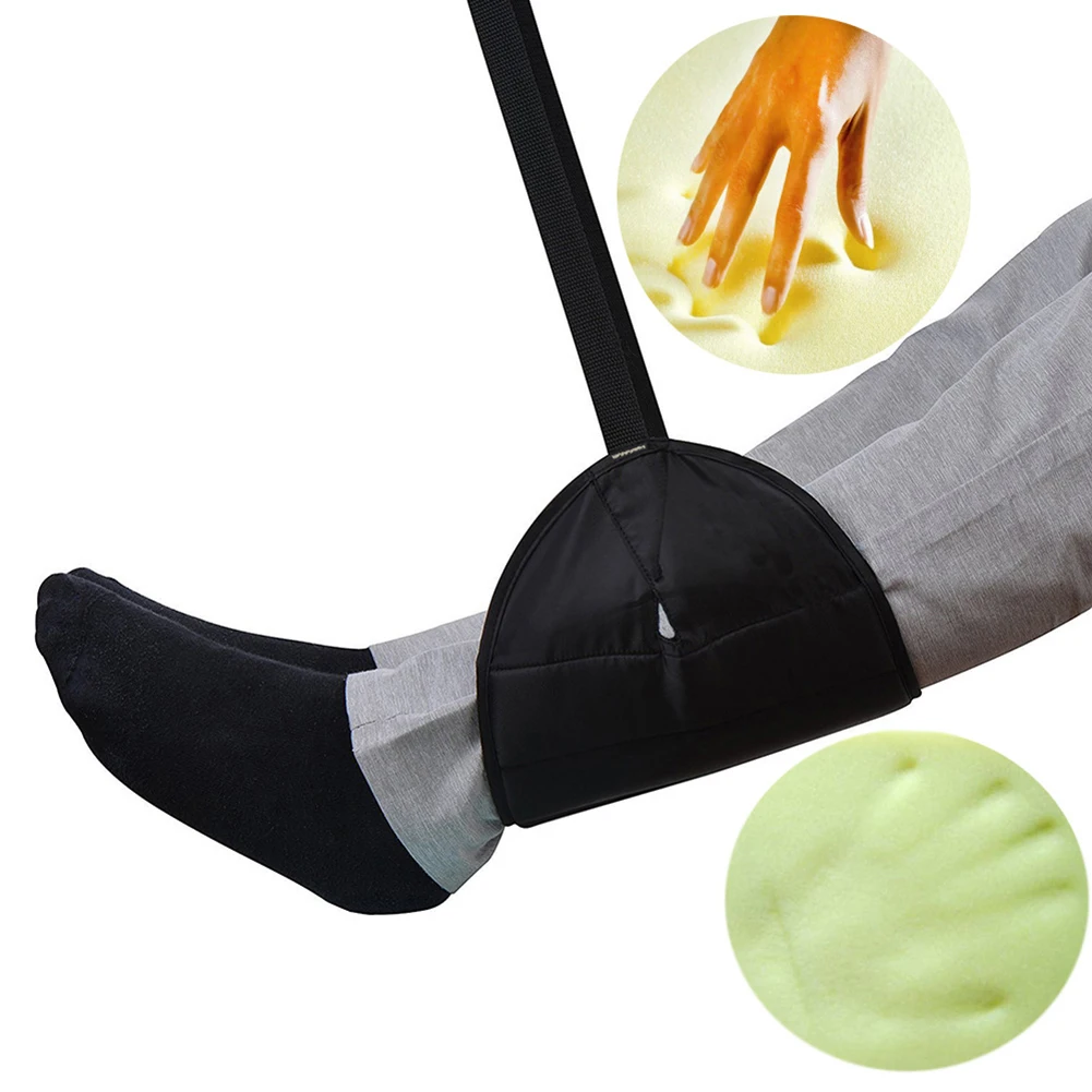 Foot Hammock Portable Travel Footrest Flight Carry-On Foot