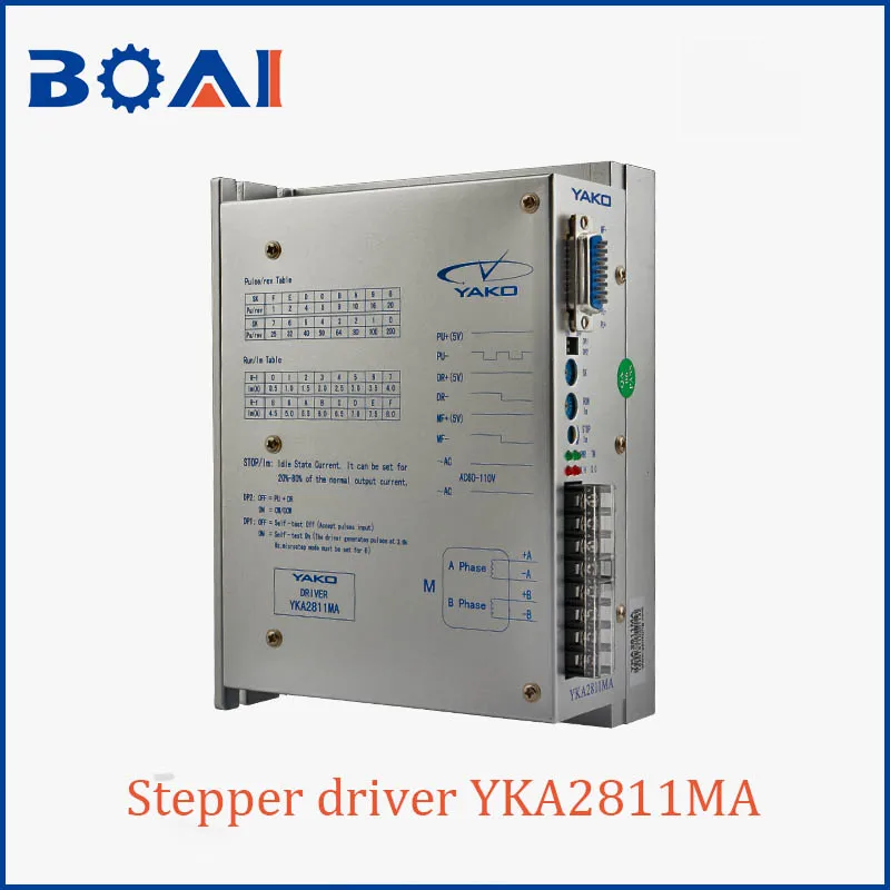 

Big torque stepper motor driver YKA2811MA 110mm&130mm big stepper motor using
