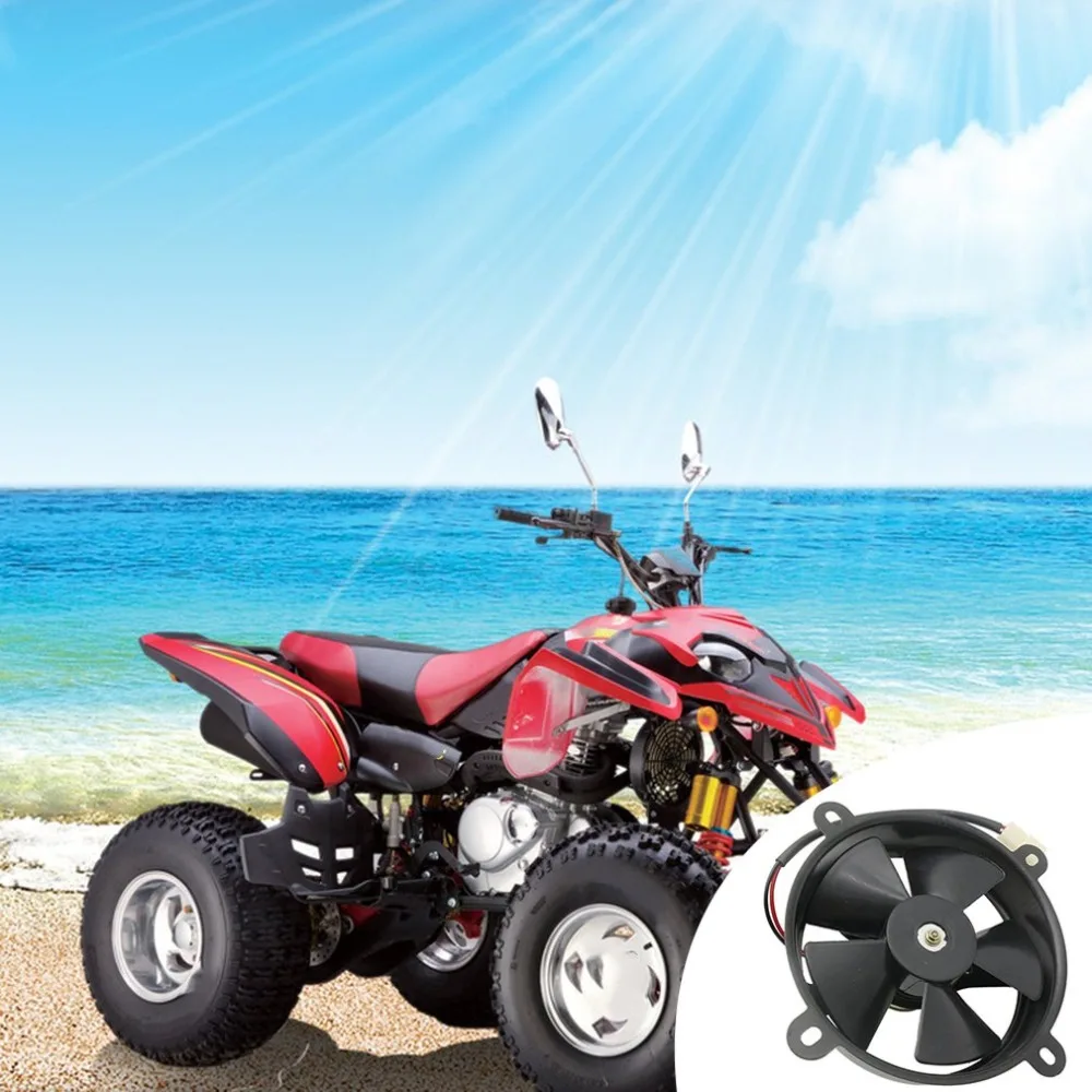 6 inch Radiator Thermo Electric Cooling Fan Iron Fan for 150c 250cc Quad Dirt Bike ATV Buggy Automotive Tools