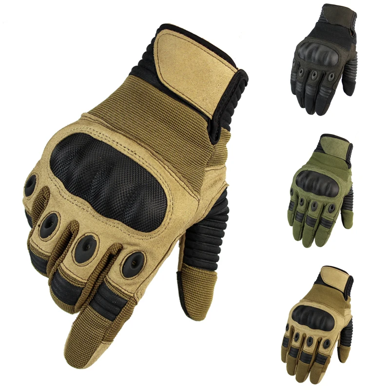 Tactical Army Shooting Gloves Full Finger Touch Screen Gloves Hard