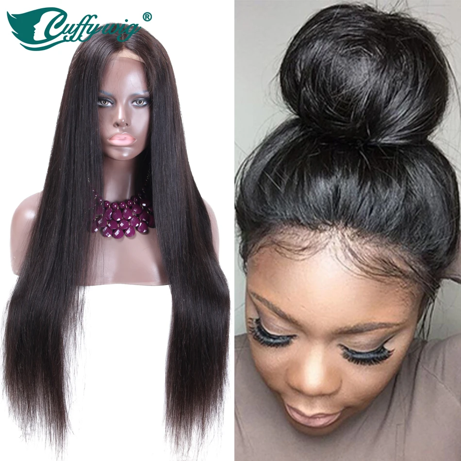 8A Brazilian Full Lace Human Hair Wigs for Black Women Straight Lace Front Human Hair Wigs With Baby Hair Glueless Full Lace Wig