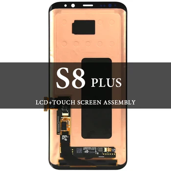 

For S8 Plus G955 LCD 6.2'' Display Screen Tested AMOLED Black Replacement Spare Parts For Tested LCD