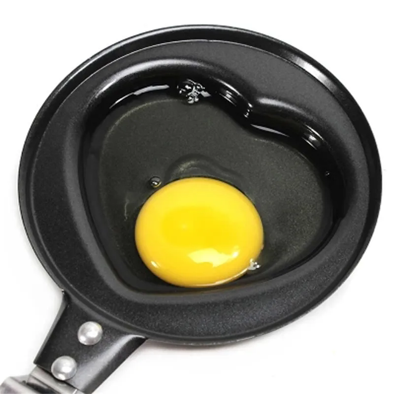 

2017 Hot Selling 1PC High Quality Healthy Nonstick Stainless Steel Frying Pan Eco Fry Pan Skillet Heart D40JL22 dropshipping