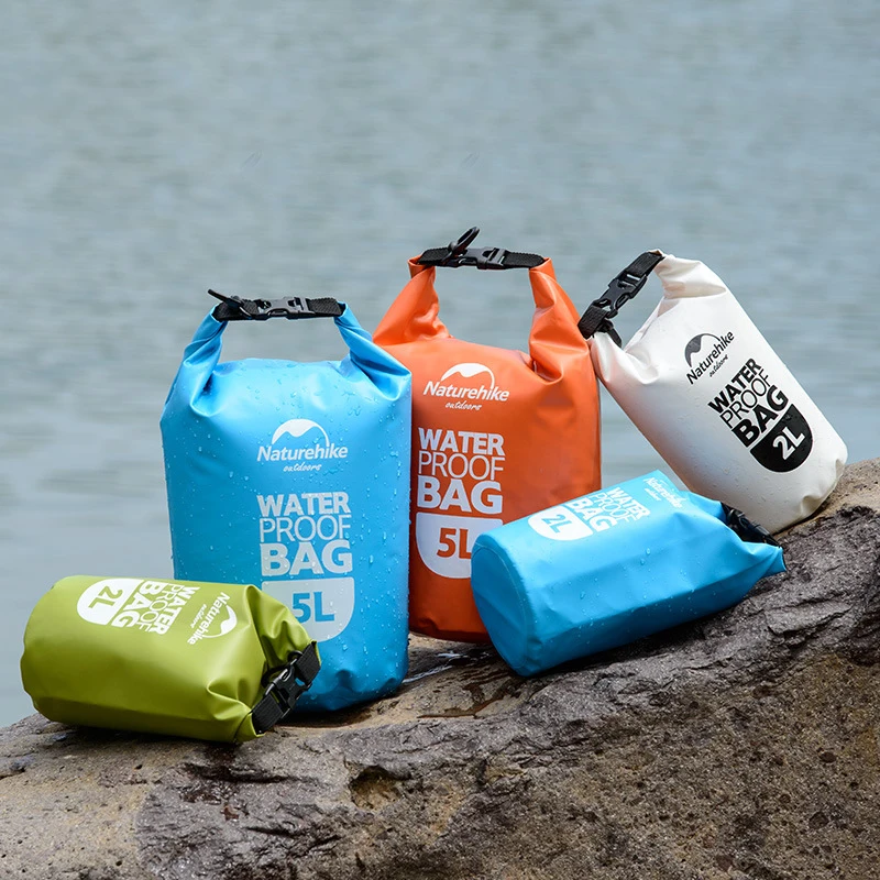 Naturehike 2L Сверхлегкий Открытый Водонепроницаемый сухой мешок Плавание сумка мешок для хранения мешок для рафтинга Кемпинг лодки каякинга Каноэ