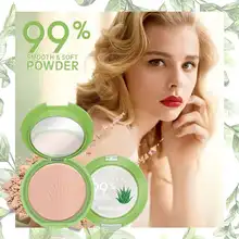 Лицо Невидимый стерео Ремонт кожи два цвета дополнительно сухой порошок и влажный спонж специальная компактная пудра Горячая