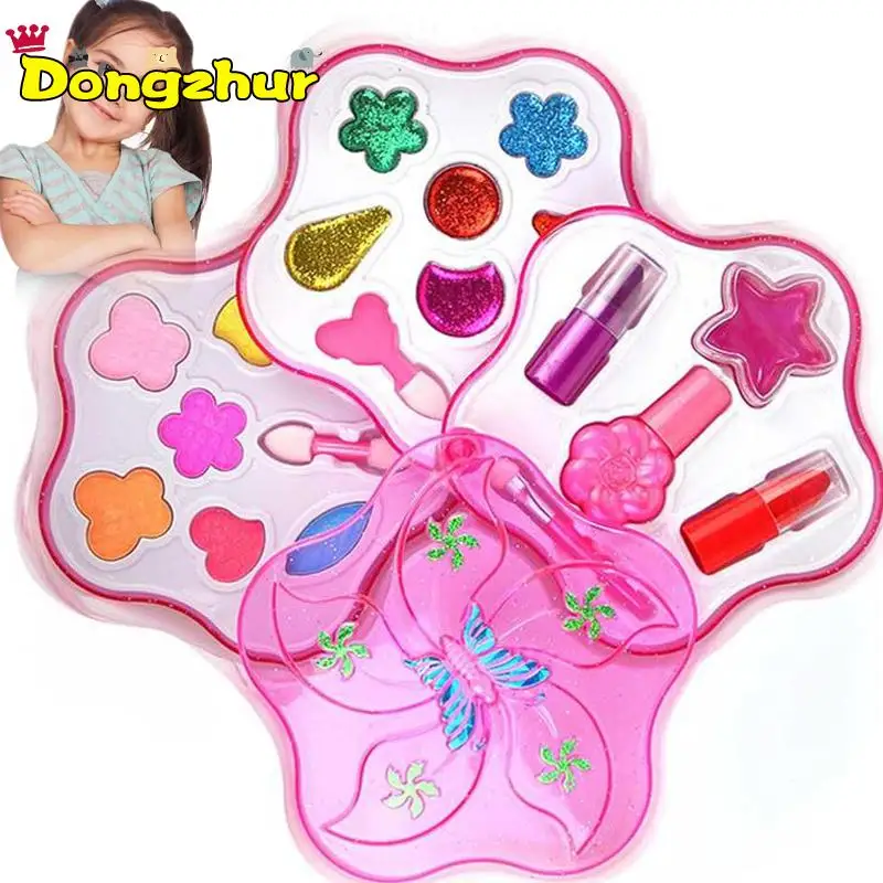 

Children Cosmetic Set Make Up Toys Kids Girl Cosmetics Party Performances Box Makeup Pretend Play Toys Children GJJ7145
