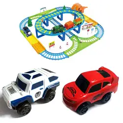 Электронная Дорога трек автомобиль подарок для детей батарея мощность развивающие игрушки