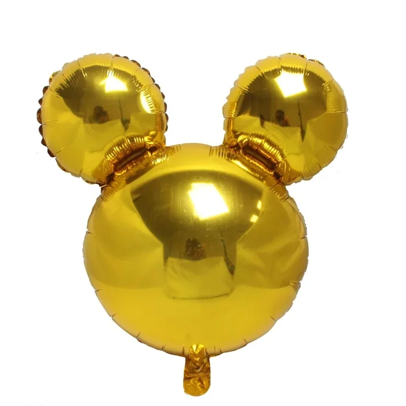 Сделай Сам воздушные шарики в виде леденцов, украшения для вечеринки на день рождения для детей, детские гелиевые надувные шары для свадьбы, игрушки, рождественские шары - Цвет: Mickey gold