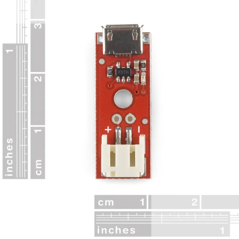 

LiPo Charger Basic Micro-USB Connector 3.7V Lithium Battery Charger module