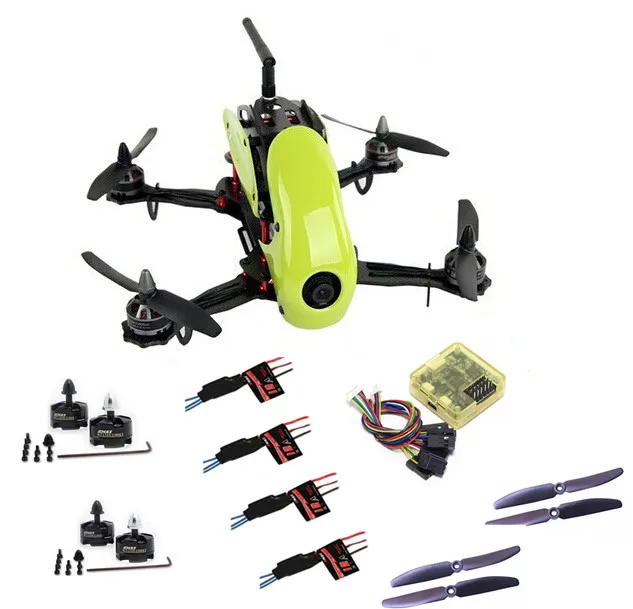 

Robocat 270mm 4 Axis carbon fiber Mini Quadcopter Frame Kit with Hood Cover+CC3D+EMAX MT2204 + EMAX 12A + 5030 propeller