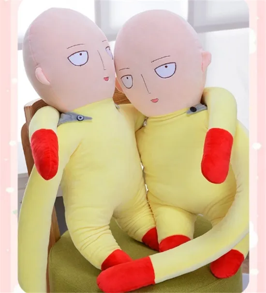 One-Punch Man Saitama Косплей игрушка-талисман аниме мягкая и плюшевая мультяшная кукла