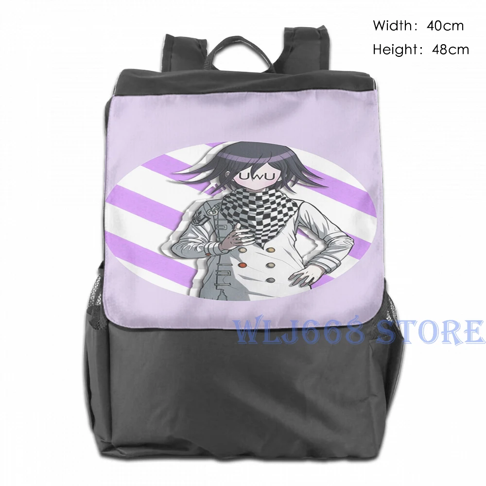 Наплечные сумки с забавным графическим принтом женский рюкзак Danganronpa Kokichi Ouma на