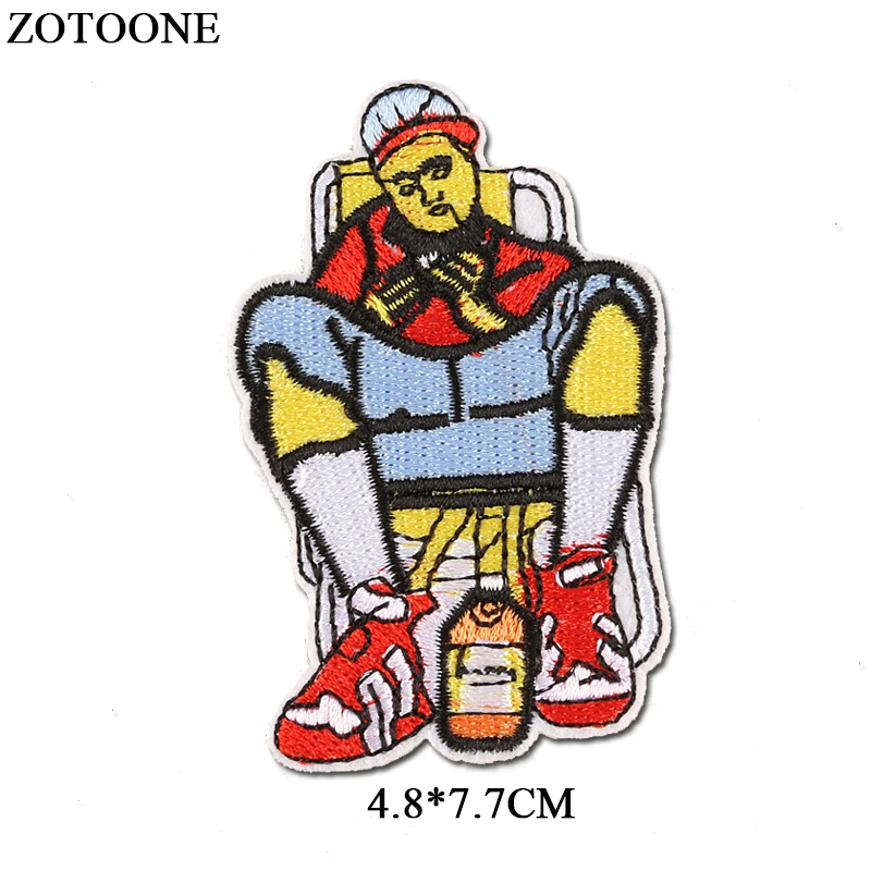 ZOTOONE 1 шт. сексуальные для девочек железные круглые в стиле панк нашивки одежды