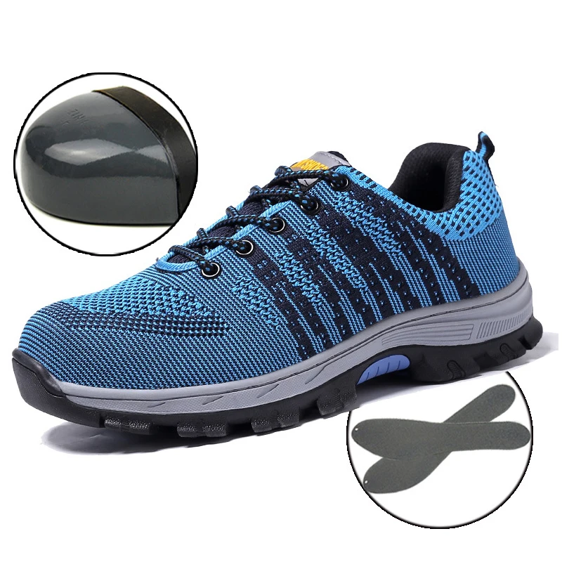 

Summer safety shoes steel toe caps anti-smashing anti-piercing protective shoes work shoes men's shoes
