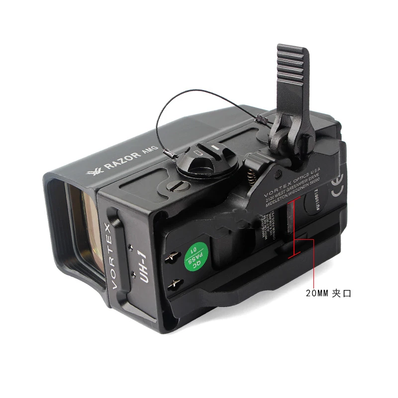SEIGNEER Tactical UH1 rechargeable metal red dot holographic sight for Hunting