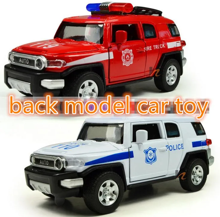 

1 : 32 alloy off-road police cars,fire engines Pull Back model car toy, opening doors Music Diecast car toy,the boys favorite
