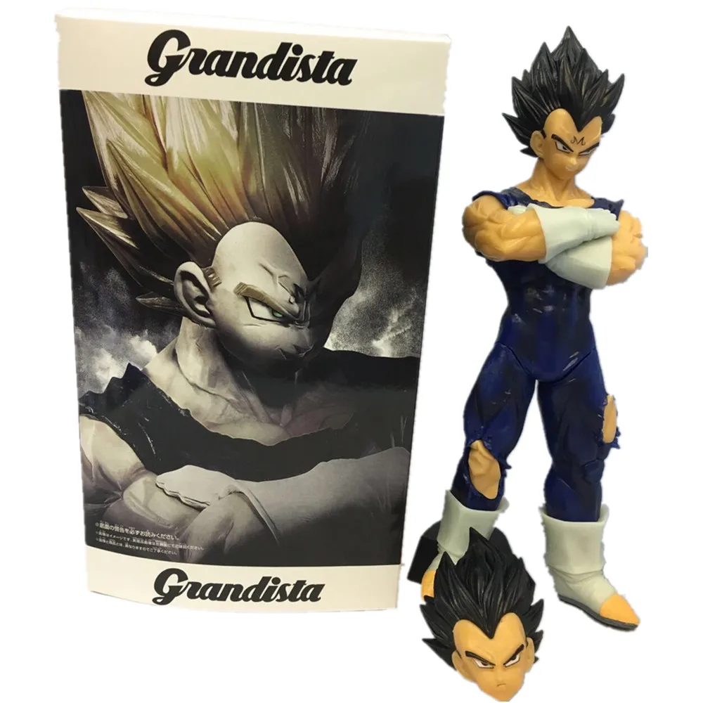 

Dragon Ball Z Vegeta Grandista PVC Action Figures Collectible Model Toy Dragon Ball Super Anime Evil Vegeta Figurine 280mm