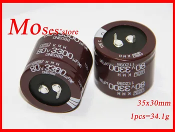 

80v 3300uf 100% Original new NCC KMH Electrolytic capacitance capacitor Radial 35x30mm (10pcs)