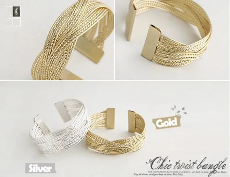 Knitted Twisted Bangle2