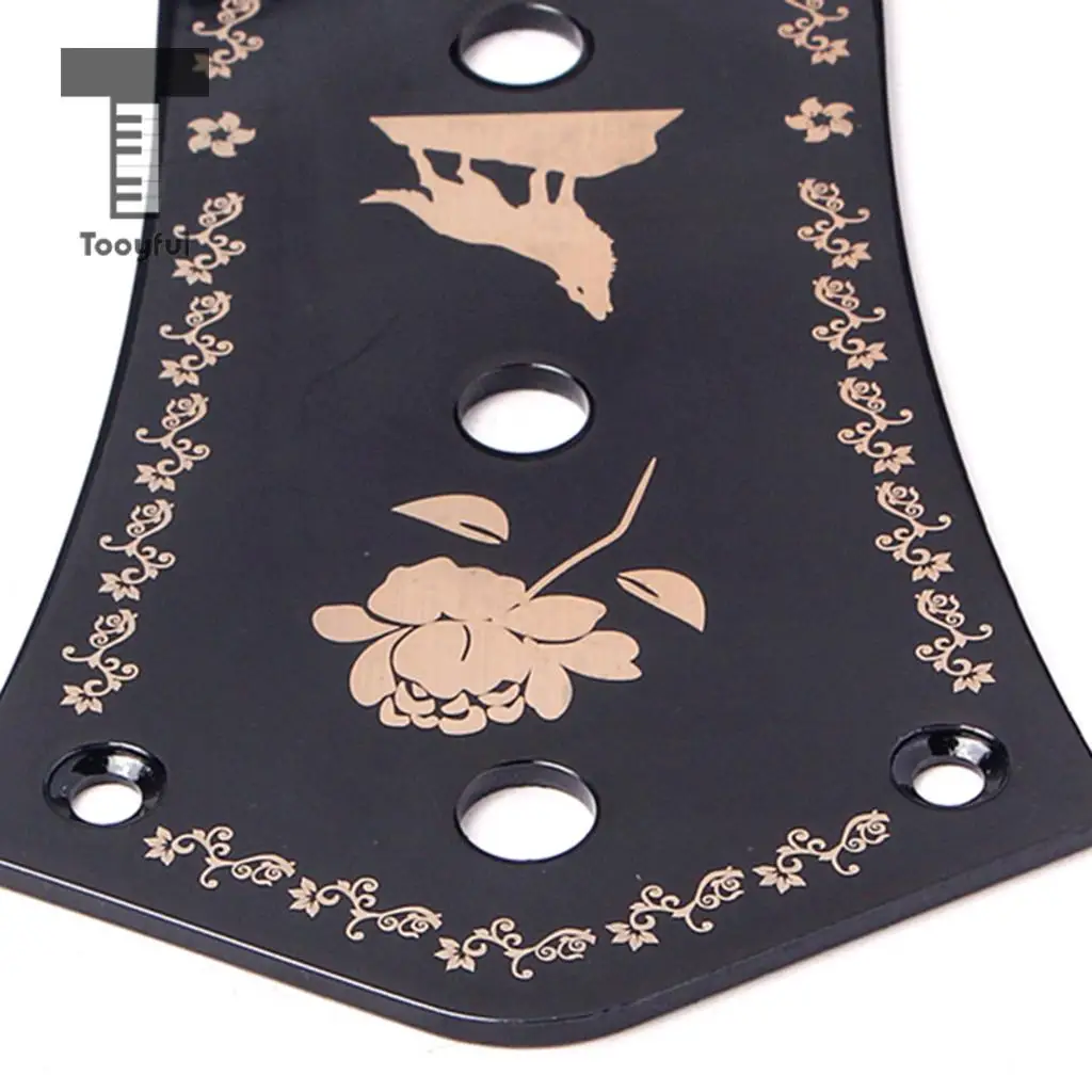 2pcs 4 Holes Standard Control Plate for Jazz Bass Guitar Replacement Accessory