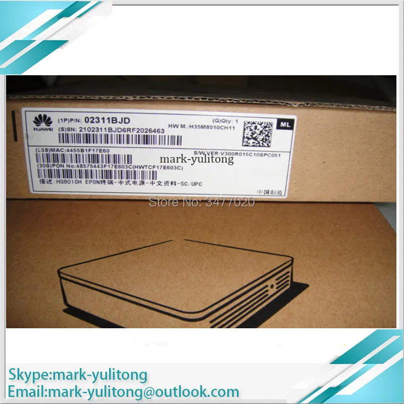 Hua wei HG8010H ftth HG8010 EPON ONU с 1GE FTTH ONT, английская версия