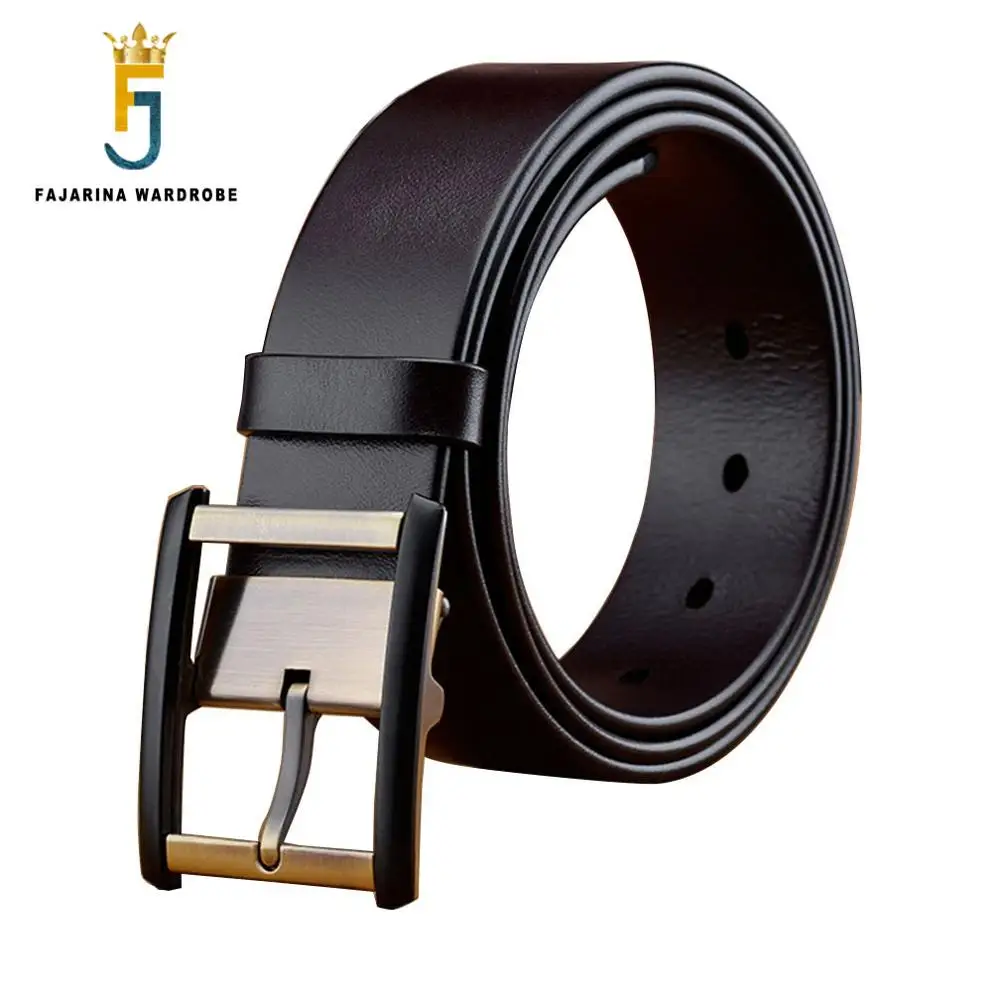 

High Quality Luxury Brand Name Fashion Genuine Leather Men's Retro Belt Men Clasp Buckle Belts for Men Leather 38mm Width NW0117