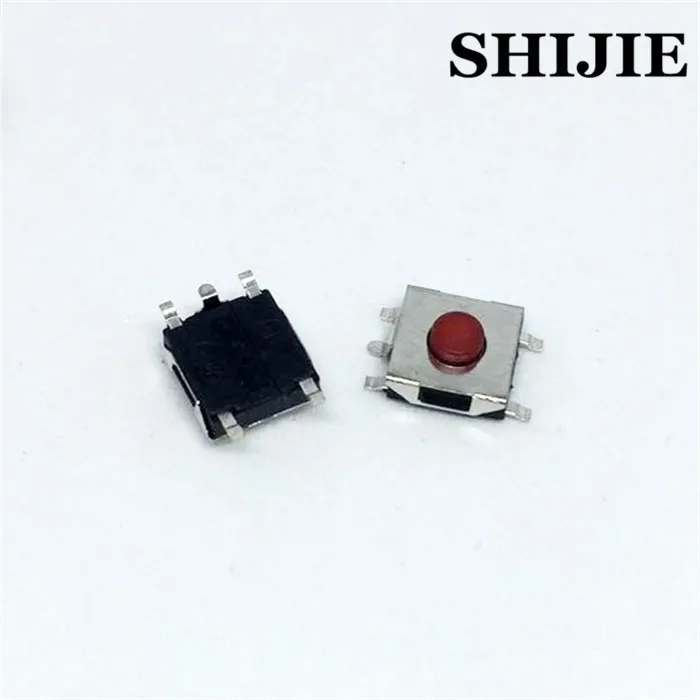 

6*6*2.5/3.1MM Tact Switch Patch 4 Foot Red Micro Button Switch Notebook Display