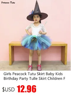 Персиковая юбка-пачка для девочек детские фатиновые Юбки принцессы для выступлений, беллетная юбка-пачка для танцев, юбка-американка, праздничная юбка для маленьких девочек на день рождения