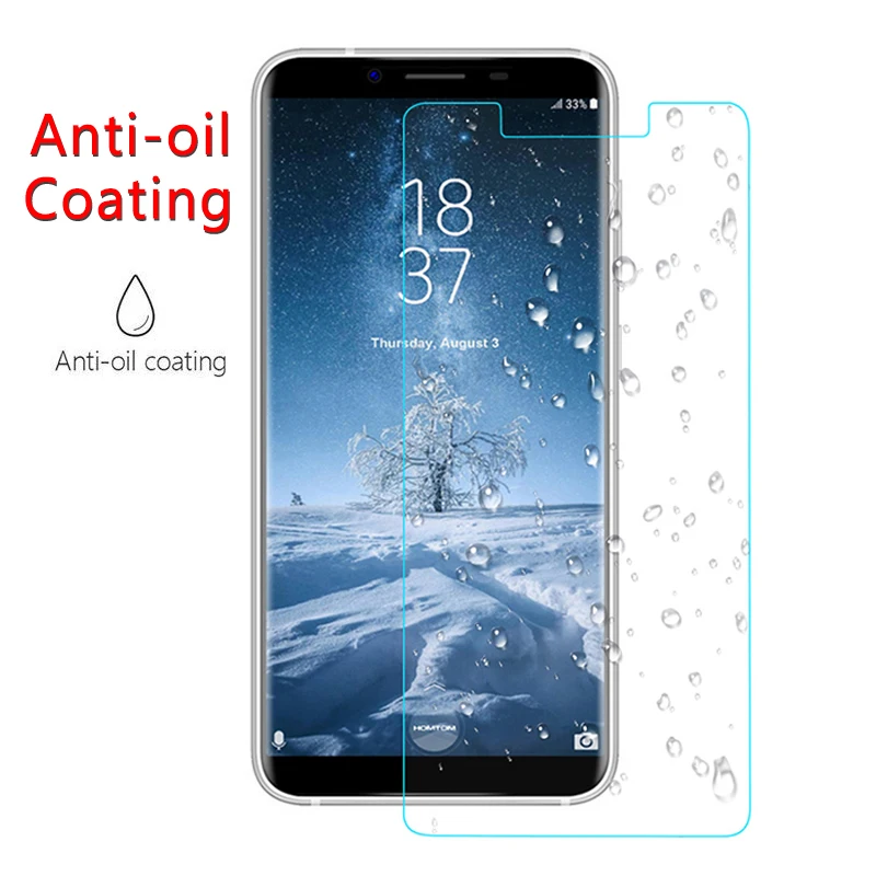 9 h الزجاج المقسى شاشة حامي كابا ل homtom Ht16 Ht17 الموالية Ht37 s8 الهاتف الذكي حامي 2.5d واقية السينمائي حالة