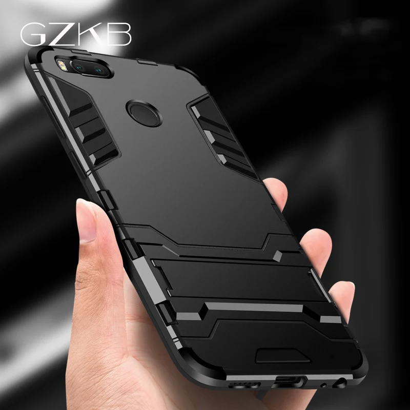 GZKB Phone Case For Xiaomi Mi A1 Soft TPU&ampPc Plastic Hybrid Armor Anti-knock Cover Cases MiA1 5X 5.5'' |