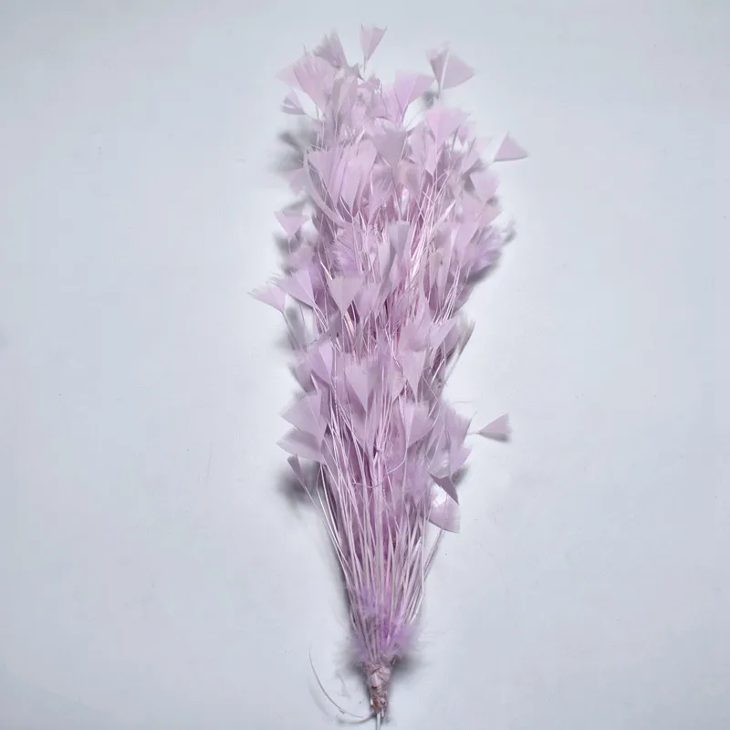 Light purple 1 набор красивых перьев индейки, длина около 30 см, свадебные корсажи, перья для рукоделия, головной убор, аксессуары для украшения дома - Цвет: Light purple