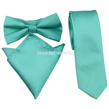 Yibei Coachella Галстуки одноцветные Мятные бирюзовые зеленые одноцветные 6 см Для худой шеи галстуки 8,5 см официальные Галстуки карманные квадратные галстуки-бабочки