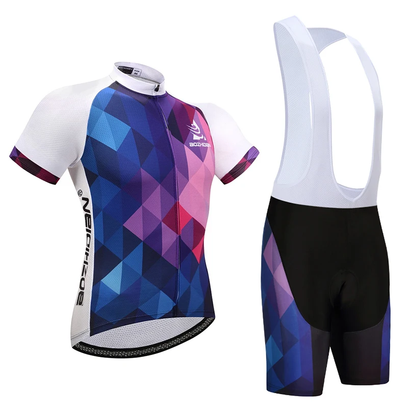 

Cycling clothing men's sets summer 2019 cycling clothes man costume uniform shorts bib pants colorful multi sizes