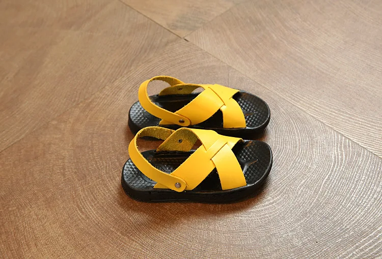 Smgslib/летние сандалии-гладиаторы; детская кожаная обувь на плоской подошве; модная обувь для мальчиков и девочек; дышащая обувь на плоской подошве; детские летние сандалии