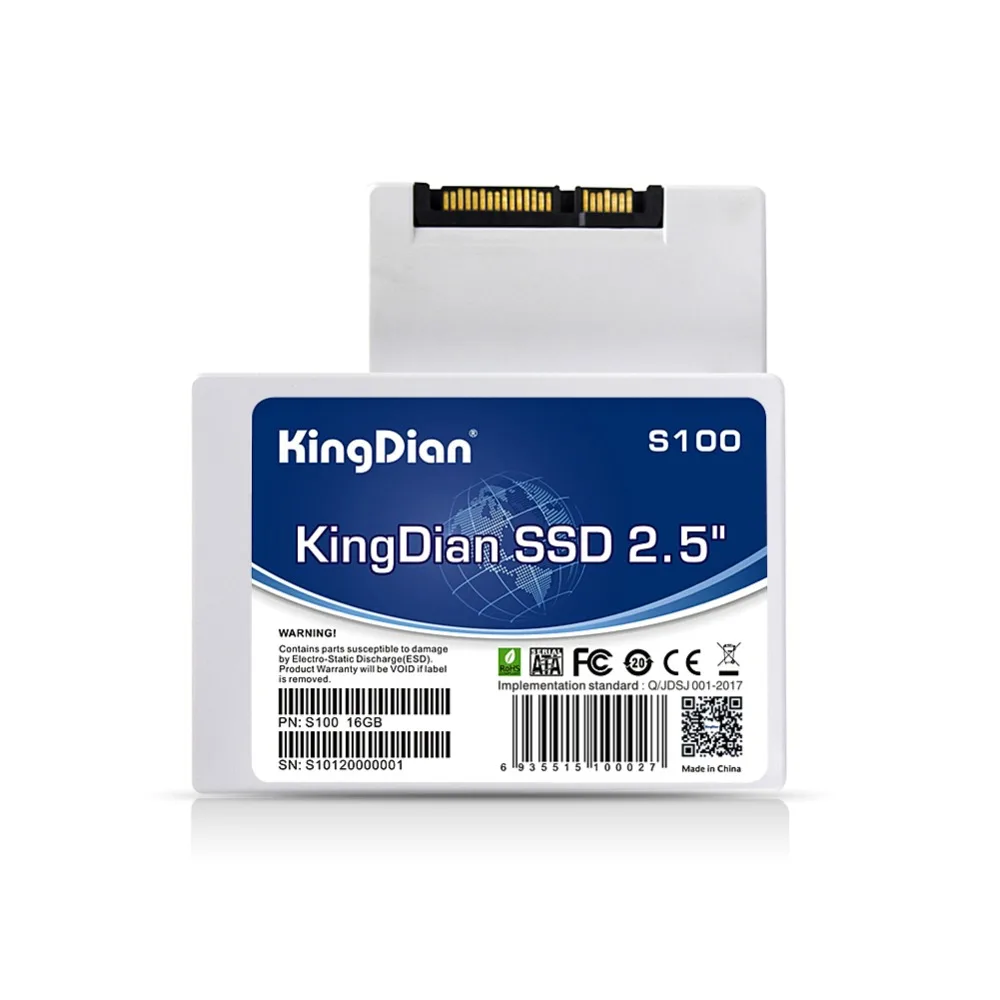 S100-16GB) KingDian SSD 16G жесткий диск 2,5 SATA2 для KKPOS тонкий Клинт ноутбук SSD 16GB