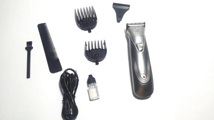 

Precise Rechargeable Adjustable Hair and Beard Trimmer - Grey Free Shipping