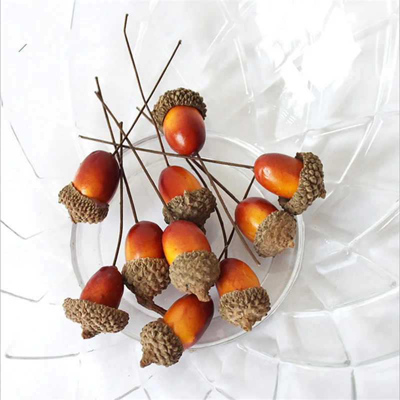 

Creative Simulation Pine Cones Pendant Christmas Decorations Gift Gadgets Christmas Tree Decoration 50Pcs/pack