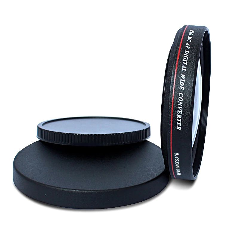 

ZOMEI Ultra Slim UV72 40.5mm 49mm 52mm 55mm 58mm 62mm 67mm 72mm 77mm 0.45x Wide Angle Filter Lens for Nikon Canon SLR Camera