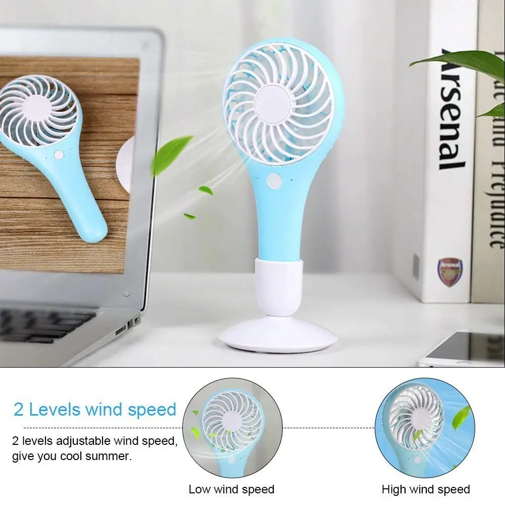 

Mini USB Portable Handheld Fan Rechargeable Personal Cooling Fan Electric Desktop Fan Small Office Table Desk Fan for home and
