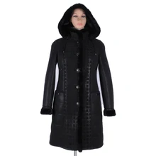 long women coat Artificial Suede Thickening Genuine Leather Mink collar Fur Direct supply from factory Cold resistant 2017 new
