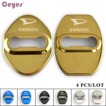 

Ceyes Car Styling Car Emblems Case For Daihatsu Mira Rocky Terios Door Lock Decoration Protection Cover Accessories Car-Styling