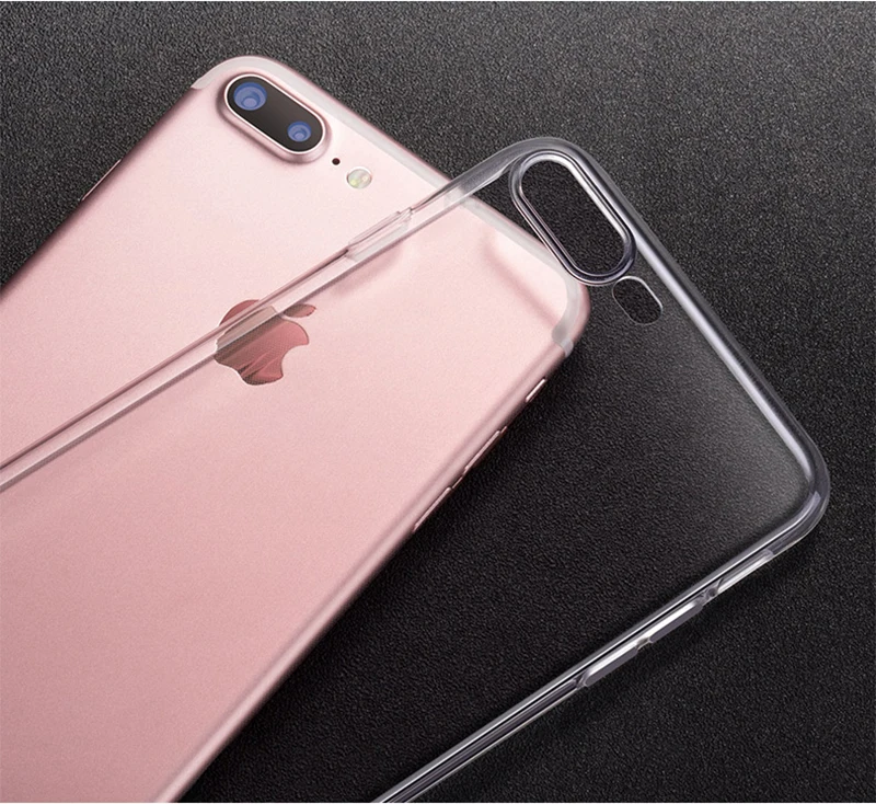 Case For iPhone 7 7 Plus Cases , Transparent TPU Soft Covers Cases For iPhone 7 Plus Luxury Clear Shockproof For iPhone 7 Case (7)