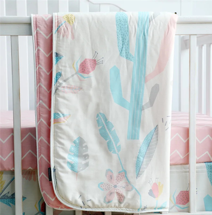 Sahaler Boho детское одеяло детские пеленки для новорожденного стеганое одеяло для детской кроватки одеяло 34*42 дюймов(кактус