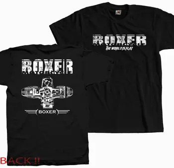 

Double Side Boxer Motorcycle Aircooled Flat Engine Power 2019 New Cotton Short Sleeves Hip Hop Fashion O-Neck Casual T Shirt