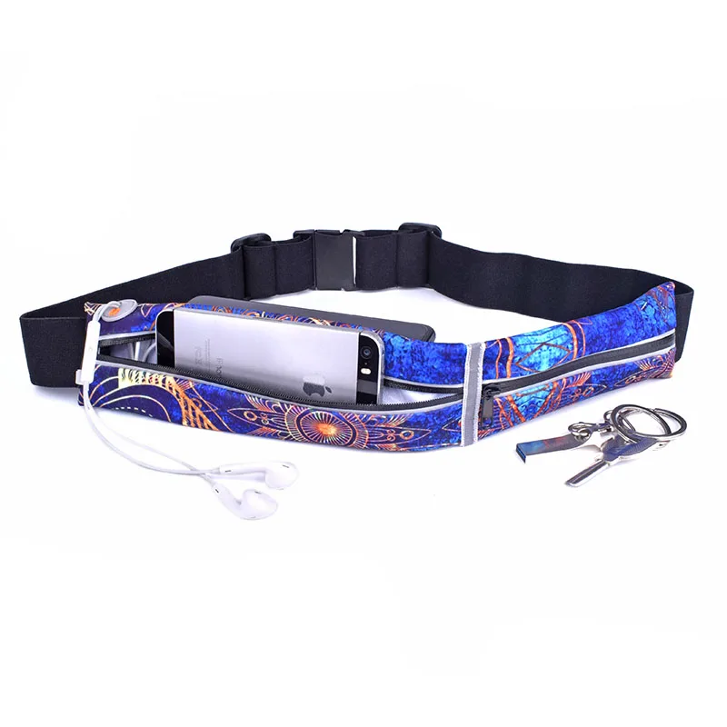 Нейлон поясная Для мужчин Для женщин Мода Многофункциональный Fanny Pack Бум сумки бедра деньги пояса путешествия для мобильного телефона