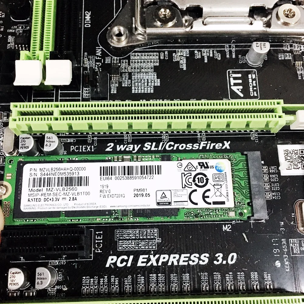 SAMSUNG 970 EVO 970EVO 250 ГБ 500 ГБ 1 ТБ NVMe M.2 SSD PCIe 3,0x4 шт рабочего ноутбука сервер Internal Solid State Dribe 250 г 500 г