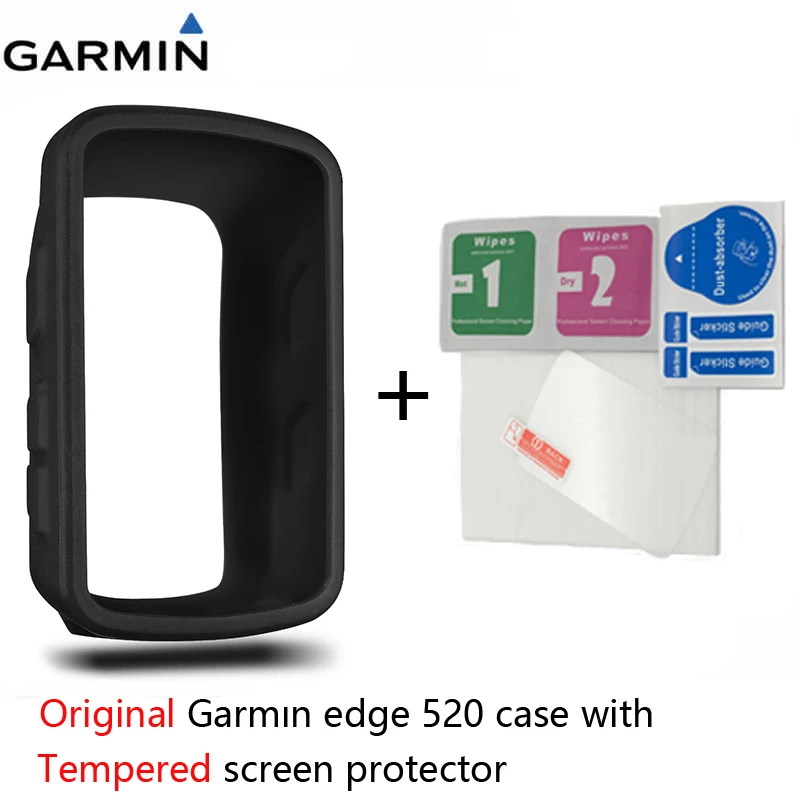 Garmin Edge 520 плюс Чехол с Экран Защитная пленка для часов Garmin Edge 520 Чехол w/компьютер gps закаленное/закаленное Экран пленка